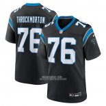 Camiseta NFL Game Carolina Panthers Calvin Throckmorton Negro