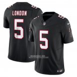 Camiseta NFL Limited Atlanta Falcons Drake London Vapor F.U.S.E. Negro
