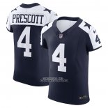 Camiseta NFL Elite Dallas Cowboys Dak Prescott Alterno Vapor F.U.S.E. Azul