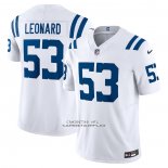Camiseta NFL Limited Indianapolis Colts Shaquille Leonard Vapor F.U.S.E. Blanco