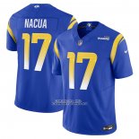 Camiseta NFL Limited Los Angeles Rams Puka Nacua Vapor F.U.S.E. Azul