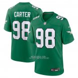 Camiseta NFL Game Philadelphia Eagles Jalen Carter Alterno Verde