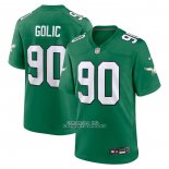 Camiseta NFL Game Philadelphia Eagles Mike Golic Alterno Verde