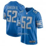 Camiseta NFL Game Detroit Lions Raymond Johnson III Azul