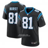 Camiseta NFL Game Carolina Panthers Hayden Hurst Negro2