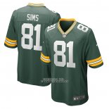 Camiseta NFL Game Green Bay Packers Ben Sims 81 Verde