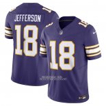Camiseta NFL Limited Minnesota Vikings Justin Jefferson Vapor F.U.S.E. Violeta2