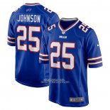 Camiseta NFL Game Buffalo Bills Ty Johnson Azul