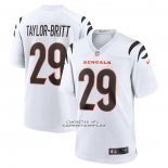 Camiseta NFL Game Cincinnati Bengals Cam Taylor-Britt Blanco