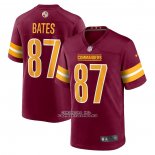 Camiseta NFL Game Washington Commanders John Bates 87 Rojo