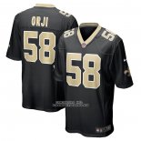 Camiseta NFL Game New Orleans Saints Anfernee Orji Negro
