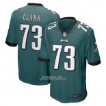 Camiseta NFL Game Philadelphia Eagles Le Raven Clark 73 Verde