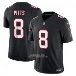 Camiseta NFL Limited Atlanta Falcons Kyle Pitts Vapor F.U.S.E. Negro2