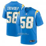 Camiseta NFL Game Los Angeles Chargers Tae Crowder Azul