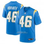 Camiseta NFL Game Los Angeles Chargers Zander Horvath 46 Azul