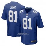 Camiseta NFL Game New York Giants Cam Sims Azul