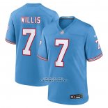 Camiseta NFL Game Tennessee Titans Malik Willis Throwback Alterno Azul