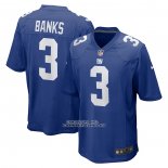 Camiseta NFL Game New York Giants Deonte Banks 3 Azul