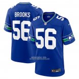 Camiseta NFL Game Seattle Seahawks Jordyn Brooks Throwback Azul