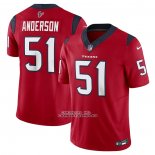 Camiseta NFL Limited Houston Texans Will Anderson Jr. Vapor F.U.S.E. Rojo
