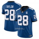 Camiseta NFL Limited Indianapolis Colts Jonathan Taylor Vapor F.U.S.E. Azul2
