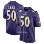 Camiseta NFL Game Baltimore Ravens Kyle Van Noy Violeta