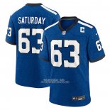 Camiseta NFL Game Indianapolis Colts Jeff Saturday Indiana Nights Alterno Azul