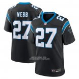 Camiseta NFL Game Carolina Panthers Sam Webb Negro