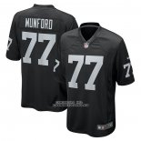 Camiseta NFL Game Las Vegas Raiders Thayer Munford Jr. Negro
