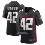 Camiseta NFL Game Atlanta Falcons Godwin Igwebuike Negro