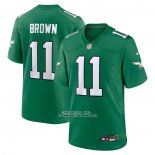 Camiseta NFL Game Philadelphia Eagles A.J. Brown Alterno Verde