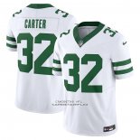 Camiseta NFL Limited New York Jets Michael Carter Vapor F.U.S.E. Blanco
