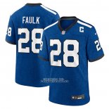 Camiseta NFL Game Indianapolis Colts Marshall Faulk Indiana Nights Alterno Azul