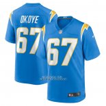 Camiseta NFL Game Los Angeles Chargers CJ Okoye Azul
