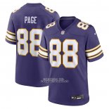 Camiseta NFL Game Minnesota Vikings Alan Page Classic Retired Violeta