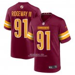 Camiseta NFL Game Washington Commanders John Ridgeway Rojo