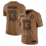 Camiseta NFL Limited Miami Dolphins Dan Marino 2023 Salute To Service Retired Marron