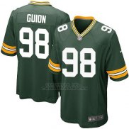 Camiseta Green Bay Packers Guion Verde Militar Nike Game NFL Hombre