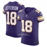 Camiseta NFL Elite Minnesota Vikings Justin Jefferson Alterno Vapor F.U.S.E. Violeta