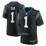 Camiseta NFL Game Carolina Panthers Number 1 Dad Negro