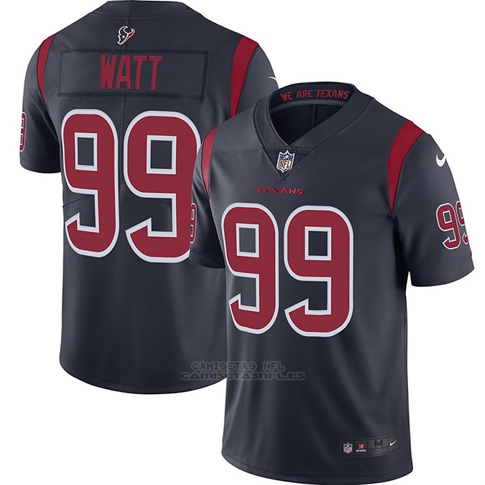 Camiseta NFL Game Houston Texans 99 J.J. Watt Azul Replicas ...