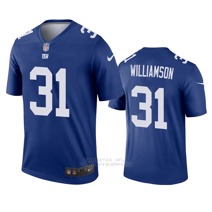 Camiseta NFL Legend New York Giants Chris Williamson Azul Replicas ...