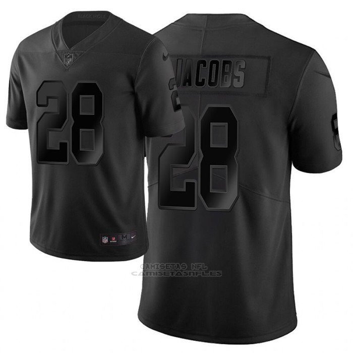 Camiseta NFL Limited Oakland Raiders Jacobs Ciudad Edition Negro ...